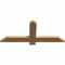 Ekena Millwork Eugene Smooth Timber Gable Bracket, Western Red Cedar, 36"W x 15"H x 1 1/2"D x 3 1/2"F, 10/12 Pitch GBW036X15X0204EUG00SWR - alternate 2